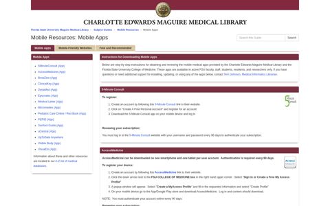 Mobile Apps - Mobile Resources - Subject Guides at Florida ...