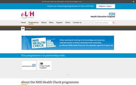 NHS Health Check - e-Learning for Healthcare