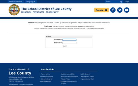 Login - Lee County Schools