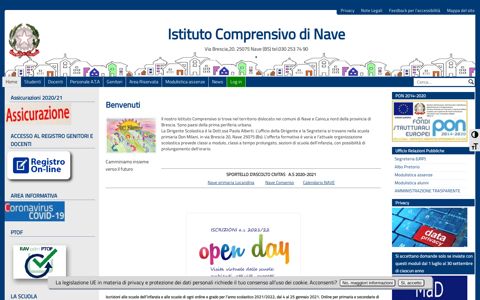 Istituto Comprensivo di Nave – Via Brescia,20. 25075 Nave ...