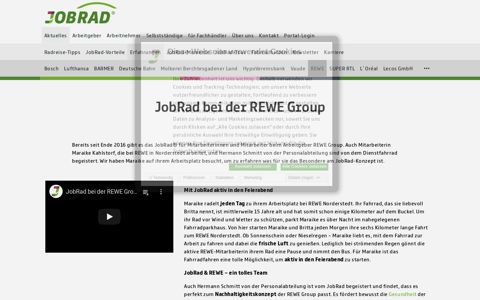 JobRad bei der REWE Group | JobRad