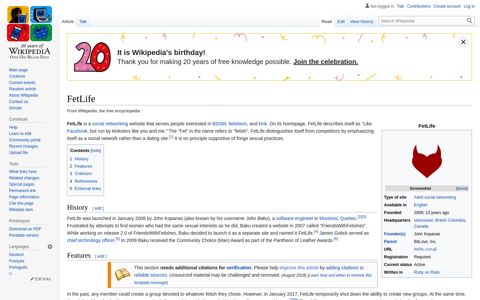 FetLife - Wikipedia