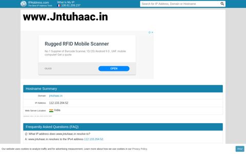 ▷ www.Jntuhaac.in Website statistics and traffic analysis ...