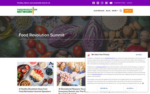Food Revolution Summit Archives | Food Revolution Network