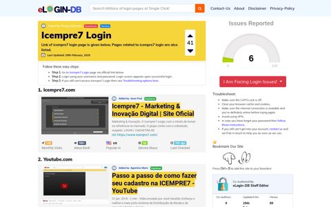Icempre7 Login - A database full of login pages from all over the ...