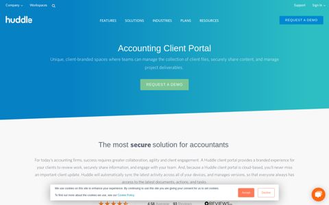 Accounting Client Portal | Huddle