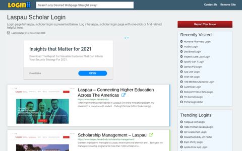 Laspau Scholar Login - Loginii.com