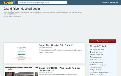 Grand River Hospital Login - Loginii.com