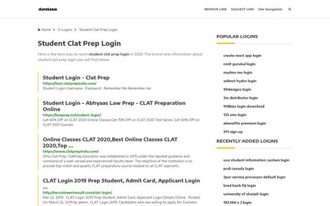 Student Clat Prep Login ❤️ One Click Access - iLoveLogin