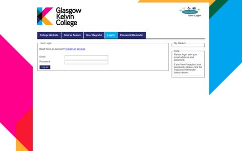 Online Services - User Login - Glasgow Kelvin College