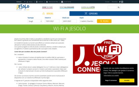 Wi-Fi a Jesolo