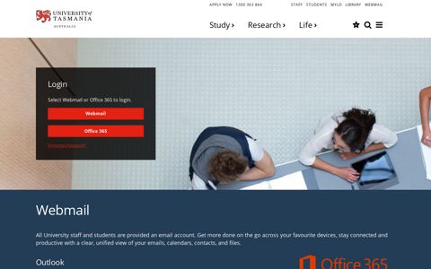 Webmail | University of Tasmania