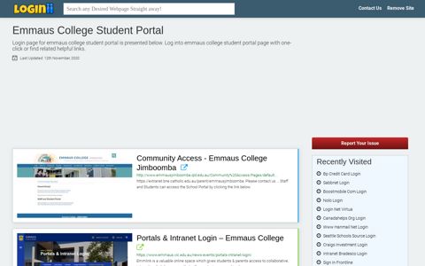 Emmaus College Student Portal - Loginii.com