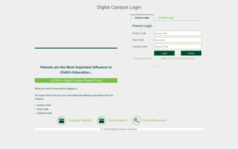 Digital Campus DashBoard