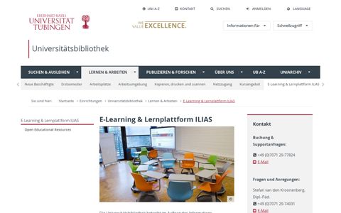 E-Learning & Lernplattform ILIAS | Universität Tübingen