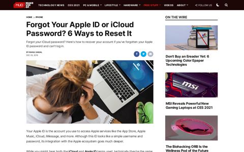 Forgot Your Apple ID or iCloud Password? 6 Ways to Reset It