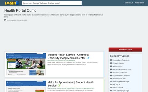 Health Portal Cumc - Loginii.com