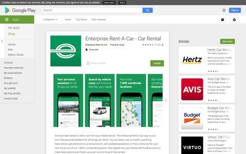 Enterprise Rent-A-Car - Car Rental - Apps on Google Play