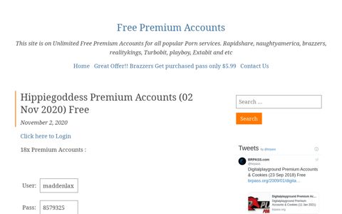Hippiegoddess Premium Accounts