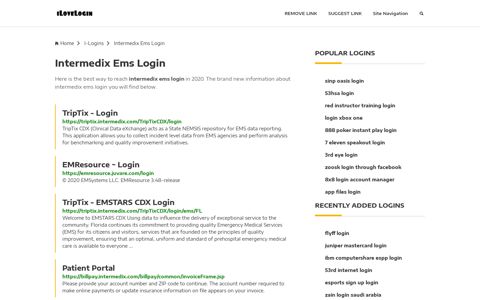 Intermedix Ems Login ❤️ One Click Access - iLoveLogin