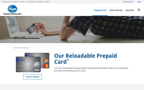 Reloadable Prepaid Debit Card | Kroger REWARDS Prepaid ...