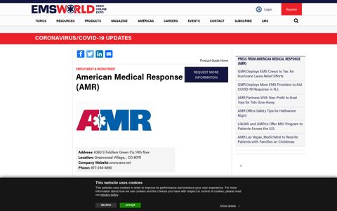 American Medical Response (AMR) | EMS World