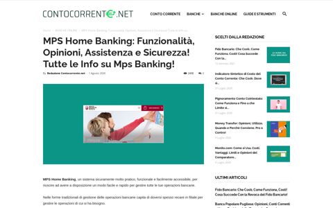 MPS Home Banking: Come si Accede a MPS Online! Tutte le ...