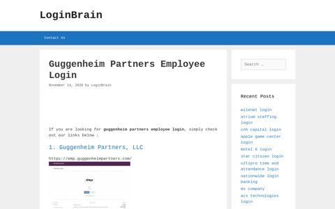 guggenheim partners employee login - LoginBrain