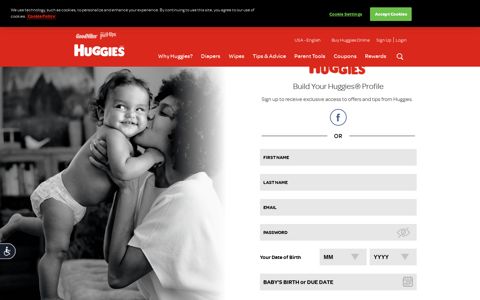 Register with Huggies®
