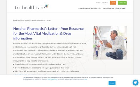 Hospital Pharmacist's Letter | Drug Therapy Info | TRC ...