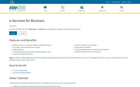 e-Services for Business - EDD - CA.gov