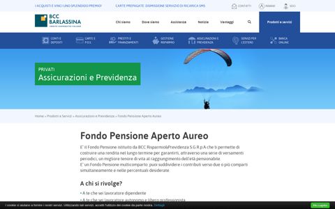 Fondo Pensione Aperto Aureo / Assicurazioni e Previdenza ...