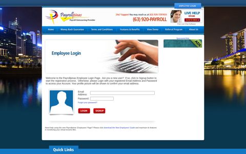ONLINE Payslip | Employee Login - Payrollpinas