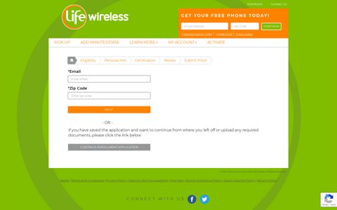Free Government Phone Lifeline Program ... - Life Wireless