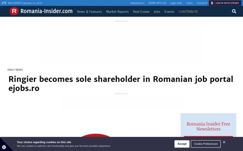 Ringier becomes sole shareholder in Romanian job portal ...