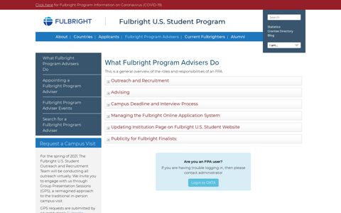 Fulbright Program Advisers - Fulbright Student Program