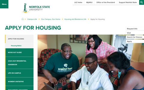 Apply for Housing - Housing & Residence Life | Norfolk State ...