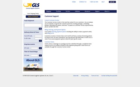 Customer Support - GLS