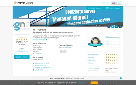 gn2 hosting Experiences & Reviews - ProvenExpert.com