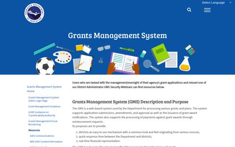 Grants Management System – Nebraska Department of ...