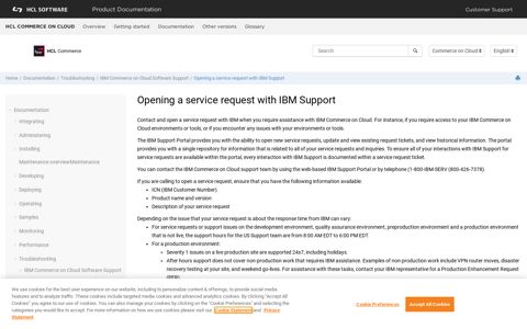 Opening a service request with IBM Support