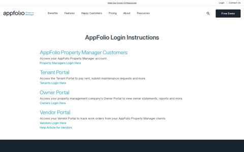 Login Instructions | AppFolio