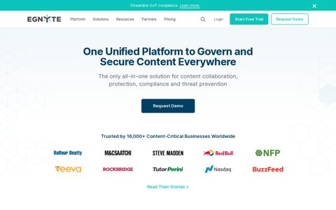 Egnyte: Secure Enterprise Content Governance and File ...