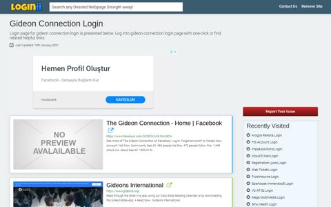 Gideon Connection Login - Loginii.com