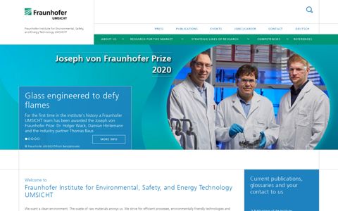 Fraunhofer UMSICHT - Energy, Processes and Products ...