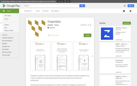 Grapedata - Apps on Google Play