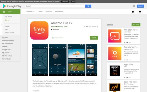 Amazon Fire TV - Apps on Google Play
