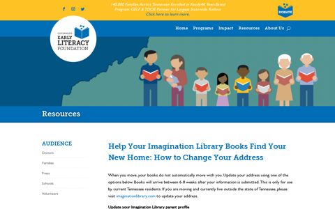 Help Your Imagination Library Books Find Your New Home ...