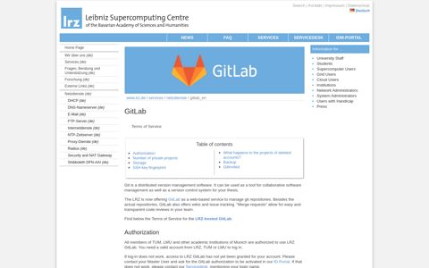 GitLab - LRZ