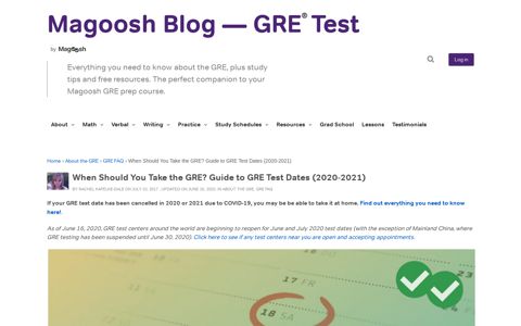 When Should You Take the GRE? Guide to GRE Test Dates ...